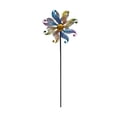 thumbnail image 2 of Yhmxh Estaca de jardín con molinillo de viento metálico, molino de viento cinético giratorio de 101 cm, molino de viento para exteriores resistente a la intemperie con molinillos de viento metálico, 2 of 5