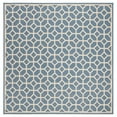 thumbnail image 6 of SAFAVIEH Beach House Kadri Geometric Indoor/Outdoor Area Rug, Blue/Creme, 4' x 6', 6 of 10