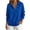 Blue_1, variant on Lzobxe Womens Tops Quarter Button Fleece Top with Long Sleeves,Sizes S-2XL