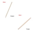 thumbnail image 4 of 100pcs Writing Pencils HB Wood Drawing Pencils Student Portable Stationery for School Office, Triangular, 4 of 9