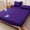 Dark Purple, variant on Waterproof Quilted Mattress Protector, Ultra-Soft Fitted Mattress Pad with Deep Pockets, Breathable Cover for Bedroom & Dorm ,Black