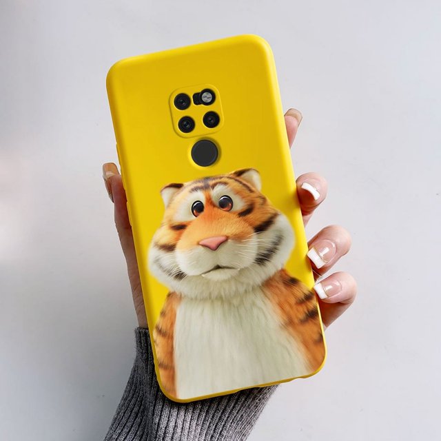 Étui pour Huawei Mate 20 Pro Étui Mignonne Rabbit Panda Étui Mince en Silicone Souple pour Huawei Mate20 Pro 20Pro Fundas Capa Jaune-G12 pour Mate 20 Pro