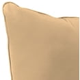 thumbnail image 5 of Jordan Manufacturing Sunbrella 46.5" x 24" Canvas Camel Solid Rectangular Outdoor Deep Seating Chair Seat and Back Cushion with Welt, 5 of 9
