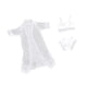 thumbnail image 5 of Pijama para muñeca de 11,5 pulgadas, ropa de baño, ropa interior, hecha a mano. Blanco, 5 of 8