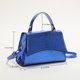 thumbnail image 3 of Bolso bandolera para mujer Bolsos tipo satchel de cocodrilo con láser de PU brillante para viajes (Azul) Likrtyny Para Estrenar, 3 of 9