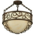 thumbnail image 4 of Meyda Tiffany 127253 Lilliana 3 Light 16" Wide Pendant - Red Rust, 4 of 5