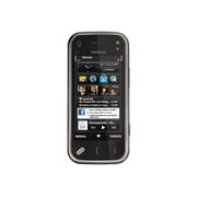 Nokia N97 mini - 3G smartphone / Internal Memory 8 GB - microSD slot - LCD display - 3.2" - 640 x 360 pixels - rear camera 5 MP - cherry black