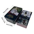 thumbnail image 1 of Cartas de Tarot de oposiciones versión en inglés con caja de hierro, juego de mesa de oráculo para el destino de la bruja, adivinación, prueba de fortuna familiar Fivean unisex, 1 of 2