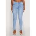 thumbnail image 4 of Womens WAX Stretch High Waisted Skinny Ankle Jeans, 4 of 5
