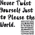 thumbnail image 4 of 1440 Pieces 20 Sheets Self-Adhesive Vinyl Sticker, Alphabet Letter Number Stickers for Mailbox, Door (Black, 1 Inch), 4 of 8