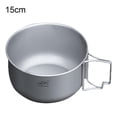 thumbnail image 1 of Outdoor Camping Titanium Alloy Cup/Bowl Portable Travel Tea Set Tea Brewing Cup / Durable Tableware Accessories, 1 of 8