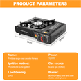 Wobythan Portable Camping Stove Butane Gas Stove Cassette Furnace Outdoor Travel Picnic Cooker Camp Stove Hiking Cookware