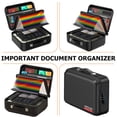 thumbnail image 2 of ASTILAZO Fireproof Document Box with Lock, Hard Shell File Organizer Lock Case Waterproof Portable Fire Safe Storage Bag for Important Documents,Lapt, 2 of 8