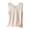 Beige, variant on Double V-Neck Lace Trim Tank - Women's Summer Layering Sleeveless Blouse, Sheer Mesh Fashion Top for Night Out (Black | XXL)