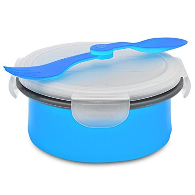 Collapsible Soup & Salad Bowl Blue
