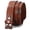 1pack:Brown(without Buckle), variant on Western Belt Strap for Men Women,Cowboy Cowgirl Engraved Embossed Leather Belt for Jeans(without Buckle)