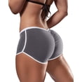 thumbnail image 5 of Low Waist Sport Shorts For Women Summer Elasticated Fold Design Shorts Sexy Ladies Training Gym Shorts Mini Skinny Fitness Short, 5 of 6