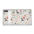 thumbnail image 2 of JIALIOU Nylon Trifold Card Wallet with ID Window Zipper Pocket for Men Women Teen Cute Birds and Sunflowers, 2 of 7