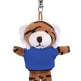 thumbnail image 2 of Made by Aliens Soft Plush Tiger Keychain, Clip for Kids Keys, Purse & Bags,, 2 of 2