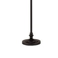 thumbnail image 4 of 150 Watt Metal Floor Lamp with Swing Arm and Fabric Conical Shade, Black- Saltoro Sherpi, 4 of 5