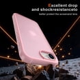 thumbnail image 3 of Dteck for iPhone 16e Case with Screen Protector + Lanyard Wrist Strap, Translucent MatteShockproof Protective Phone Case for iPhone 16e 6.1 Inch, Pink, 3 of 6
