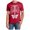 Red, variant on Womens Summer Tops Skeleton Rib Cage Funny T Shirt Sarcastic Humor Joke Halloween Top Shirts for Women Black M