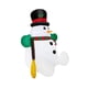 thumbnail image 5 of Inflable Navideño La Merced Muñeco de Nieve Sonriente Poliéster PU Alta Resistencia 120cm, 5 of 7