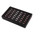 thumbnail image 4 of Transparent Window PVC 36 Slots Ring Box Tray Storage Show Case Earrings Jewelry Display Holder Organizer, 4 of 9