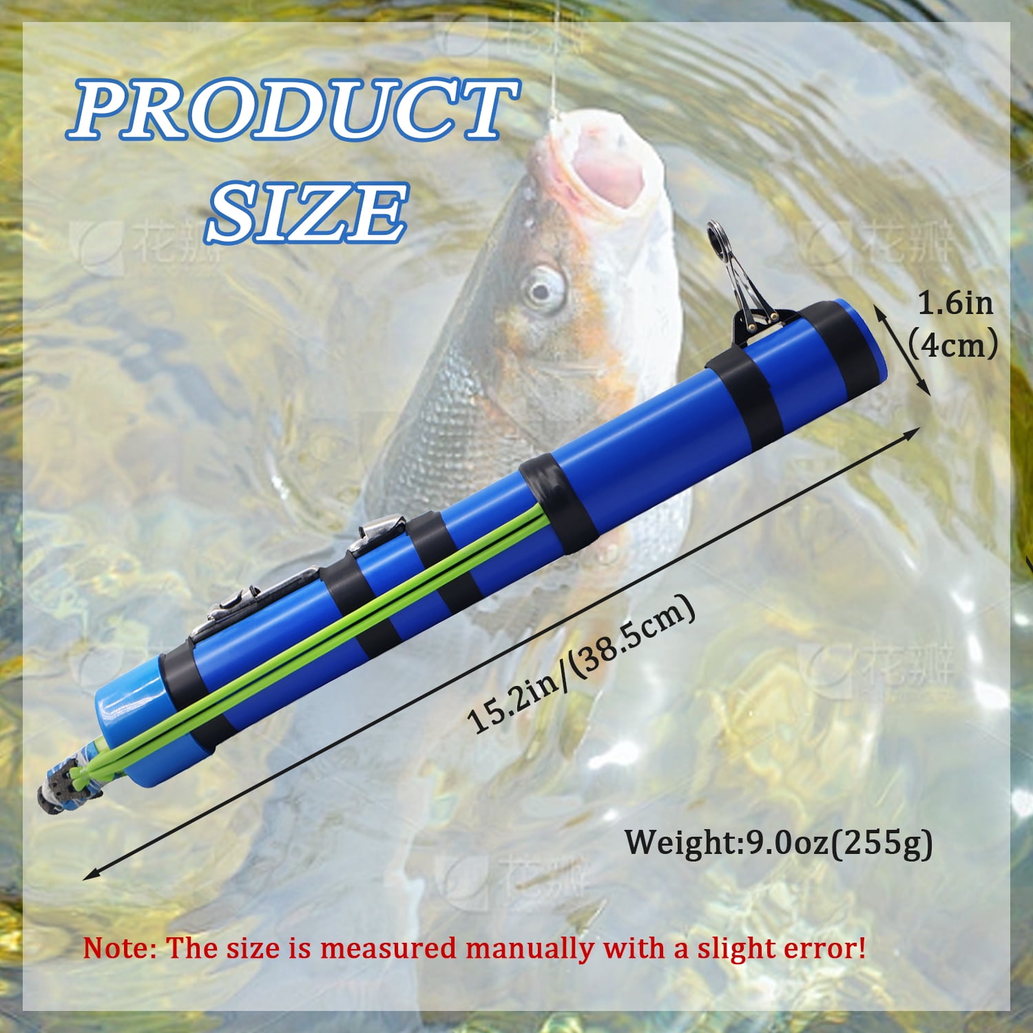 Runzkzy portable catapult bait device fishing tool freshwater lake fish shooting device