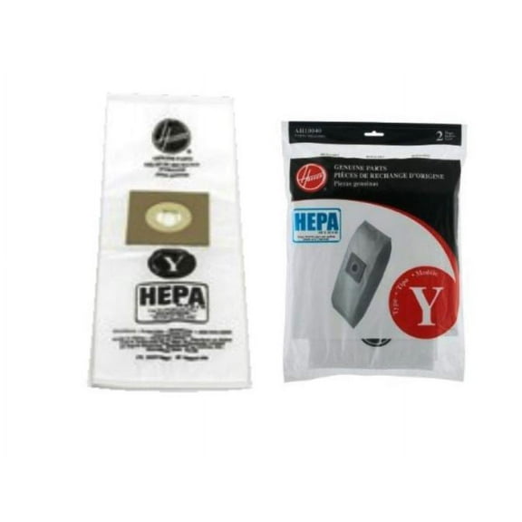 Replacement Part For Hoover 2 HEPA Pleated Vacuum Bags-Type Y, WT & T2 SERIES, AH10040, Qty-1PK
