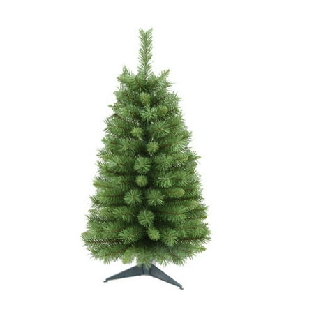 Three Foot Lighted Christmas Tree Santa's Workshop 3' Green Pine Artificial Christmas Tree with Stand ()