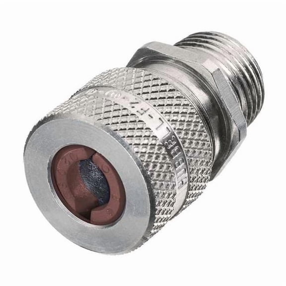 Hubbell Wiring Device-Kellems Liquid Tight Connector,1/2 in.,Brown SHC1026