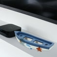 thumbnail image 4 of Nautical Sailboat Model Mediterranean Sailboat Model Desktop Boat Model Sailing Ship Craft, 4 of 8