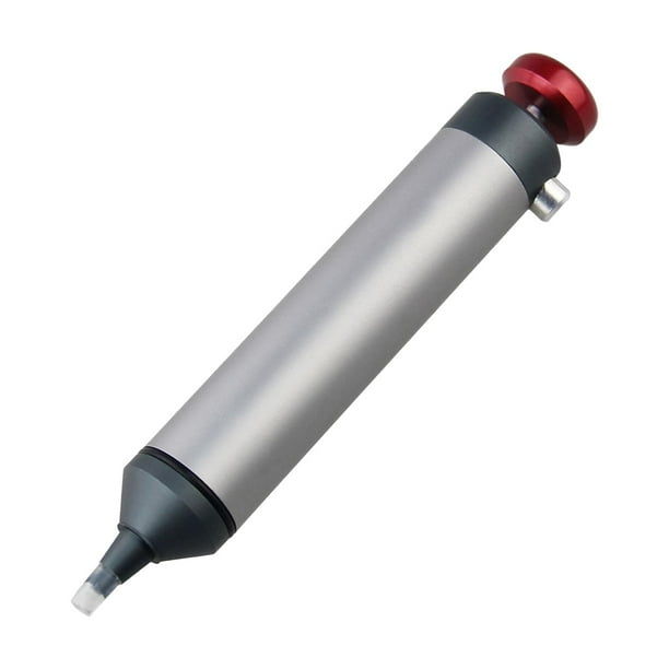 Succionador de soldadura, soldador de succión al vacío, herramientas de soldadura manual, herramienta de eliminación de soldadura, boquilla resistente Sunnimix Bomba de succión para desoldar