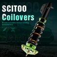 thumbnail image 4 of SCITOO Coilover Suspensions Shock Struts Kits Assembly Full Set Shocks Struts Kits fit for Saab 9-2 X 2005/for Subaru fitester 2003-2008/for Subaru Impreza 2002-2007, 4 of 4