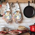 thumbnail image 6 of Brown Turtle Coastal Kitchen Towels Set of 4, Summer Beach Coral Seahorse Botanical Absorbent Dish Towels for Kitchen, Microfiber Hand Towel, Quick Drying Tea Towel for Cleaning Decorative Dishcloths, 6 of 7