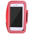 thumbnail image 4 of Moyic Funda deportiva para brazalete, soporte para teléfono de 6,3 pulgadas para mujer, hombre, en la mano, bolsos para teléfono inteligente, Teléfono y Comunicación Rojo, 4 of 8