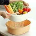 thumbnail image 1 of Quinlirra Clearance Kitchen Organizer Basket Food Safe Plastic Drainer Space Saving Storage Container for Vegetables Utensils Sturdy Design Easy Clean Multi Purpose Use, 1 of 6