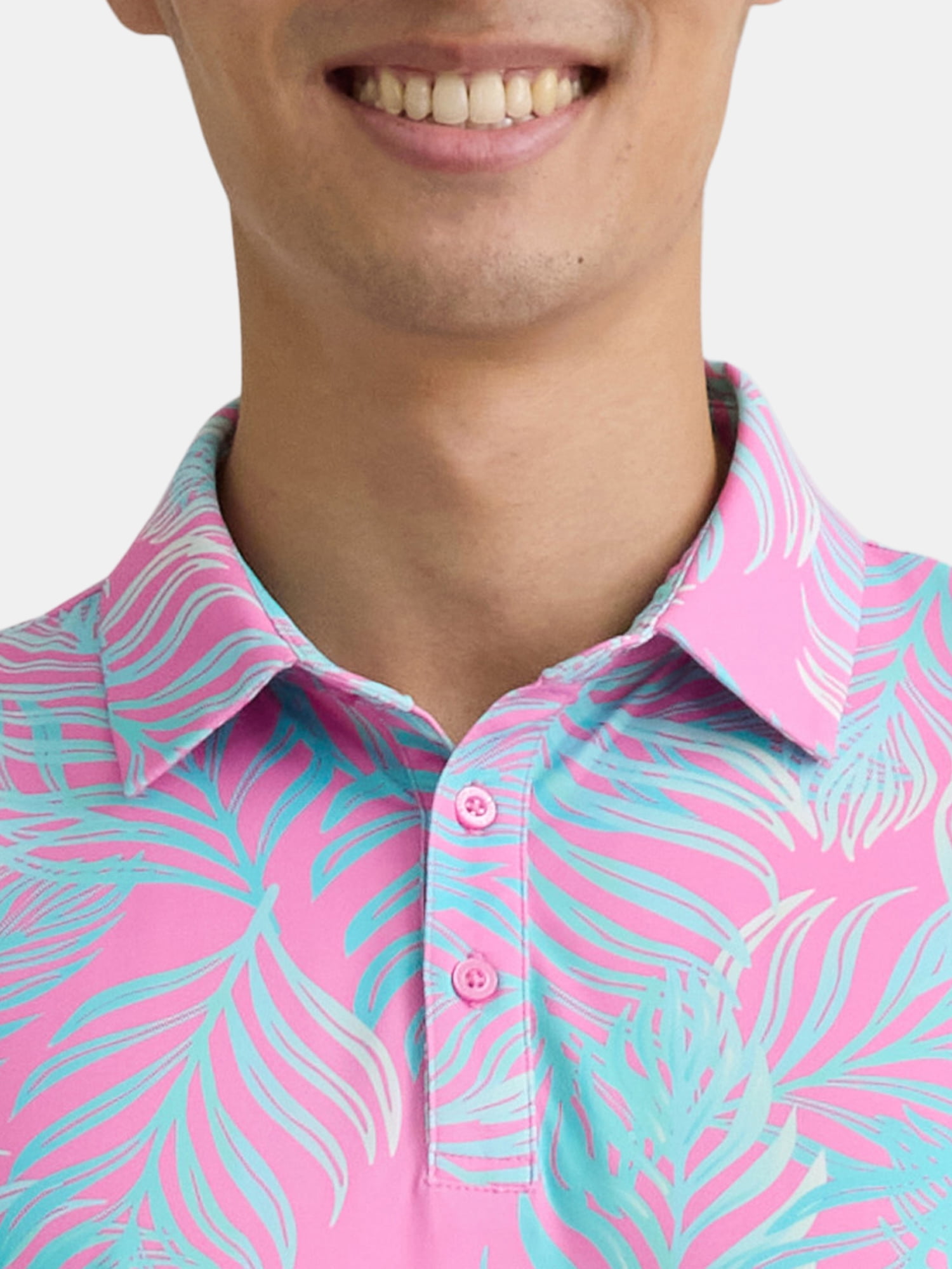 Birdie Bound Men's & Big Men's Novelty Print Golf Polo, Sizes S-5XL
