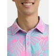 thumbnail image 2 of Birdie Bound Men's & Big Men's Novelty Print Golf Polo, Sizes S-5XL, 2 of 5