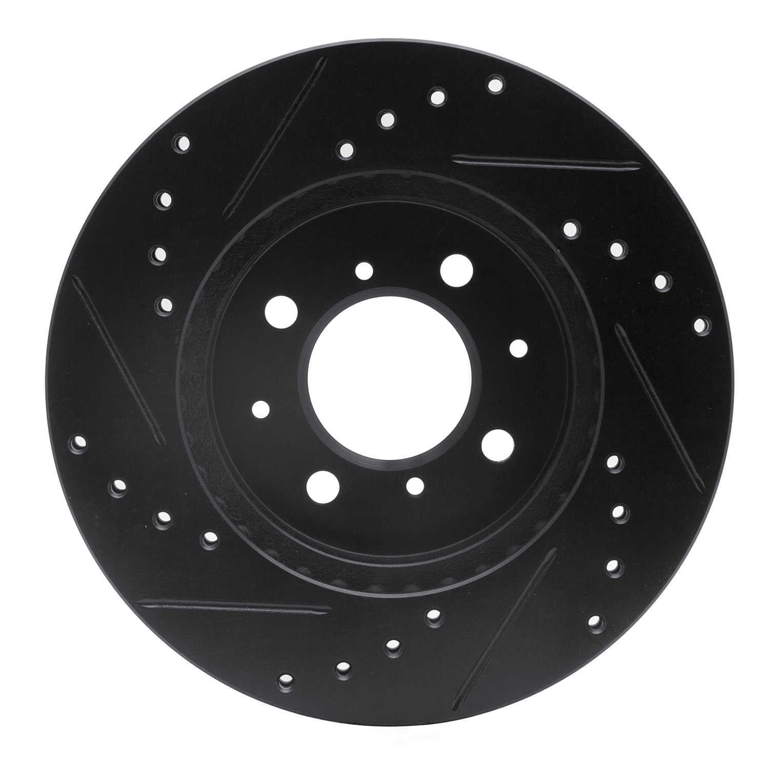 Dynamic Friction Company 633-67041R DFC Brake Rotor - Drilled And Slotted - Black