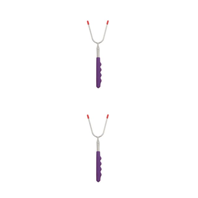 Kearding Tenedor telescópico para barbacoa, salchichas, palitos extensibles para asar, pinchos para perritos calientes, herramientas para Type3 NO3