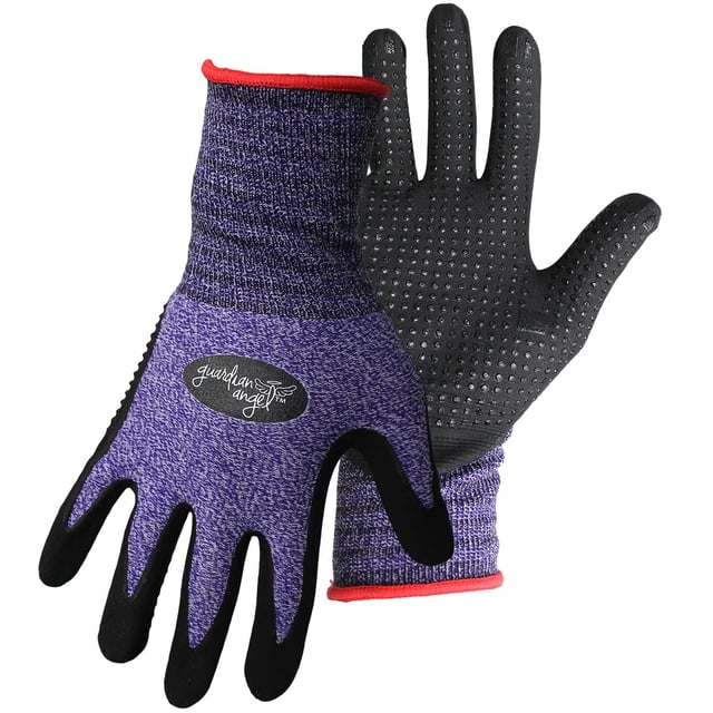 Guantes de trabajo BOSS Guardian Angel Nitrile Palm Small Morados
