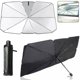thumbnail image 1 of 2024 New Car Sunshade Windshield Sun Shade, Titanium Silver Cloth Foldable Windshield Sun Shade Umbrella, 1 of 4