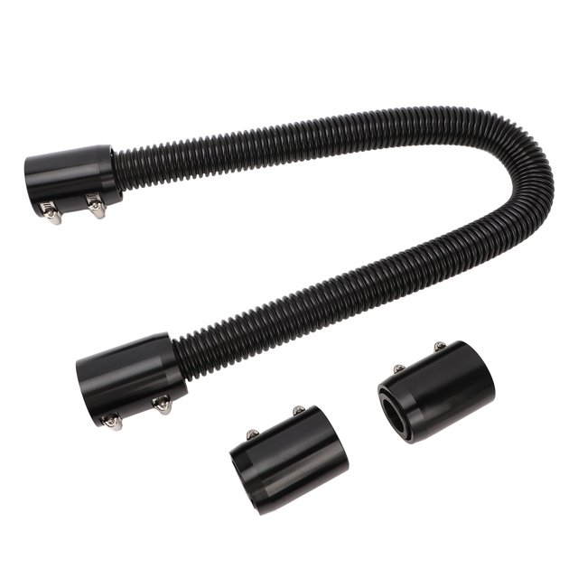 Stainless Steel Flexible Radiator Hose Kit, Efficient Cooling Leakproof Flexible Radiator Hose Stainless Steel Universal Water Hoses Adapter, 36in Length Coolant Radiator Hose Kit