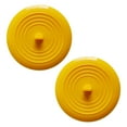 thumbnail image 1 of Xihbxyly Tapón de Bañera de Silicona Suave, Fácil de Limpiar, Antideslizante, Ideal para Cocina, Baño y Lavadero, Multiusos para El Hogar, Juego de 2, 15 Cm de Diámetro., 1 of 4