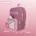 thumbnail image 3 of Mochila Grande Yadatex Gato Pusheen PSH084-BP032A, 3 of 5