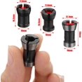 thumbnail image 2 of Adaptador de portabrocas de 3 uds., broca para enrutador eléctrico, pinza de 6mm/6,35mm/8mm, máquina eléctrica para enrutador de carpintería, soporte de pinza, herramienta de mano JFHHH pequeña, 2 of 5