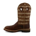 thumbnail image 2 of TWISTED X Male 12" Western Work Boots, Color: Rustic Brown & Lion Tan, Size: 13, Width: D, 2 of 7