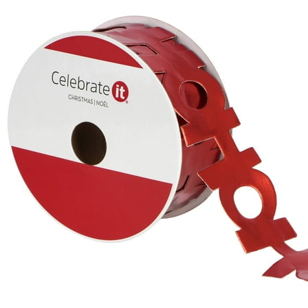 Celebrate it Christmas HOHO Red Ribbon 1.5x30ft